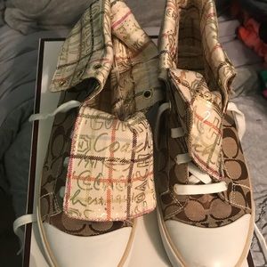 Coach high top sneakers
